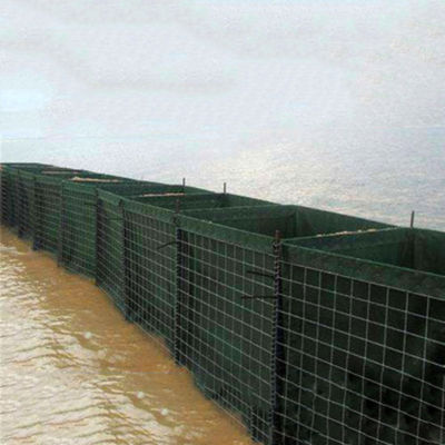 Ściana z piasku ocynkowana ISO L10m Skrzynia wojskowa wypełniona barierą obronną