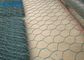 Kosze gabionowe tkane z PVC Ciężka siatka sześciokątna 3,4 mm Selvage Drut łatwo konstruować